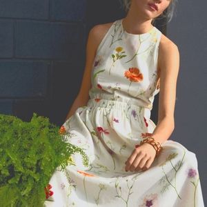 H&M Wildflower Collection Midi Dress